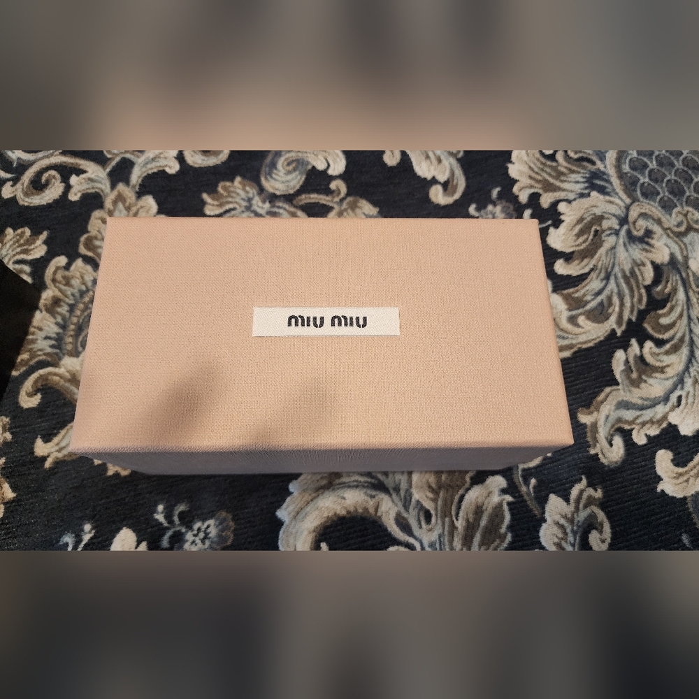 Miu Miu light pink sunglasses box
